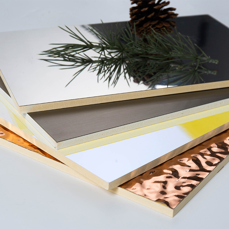 YXWPC1225 5 mm épaisseur 122 cm Largeur Indoor / Outdoor Wall Decoration Board Board WPC étanche WPC