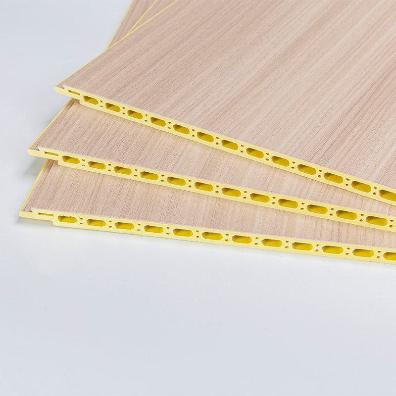 YXWPC609 Épaisseur de 9 mm 60 cm Épaisseur de largeur Installation rapide Panneau mural WPC Panneau mural intégré Mur en fibre de bois en bois bambou