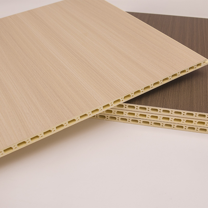 YXWPC609 Épaisseur de 9 mm 60 cm Épaisseur de largeur Installation rapide Panneau mural WPC Panneau mural intégré Mur en fibre de bois en bois bambou