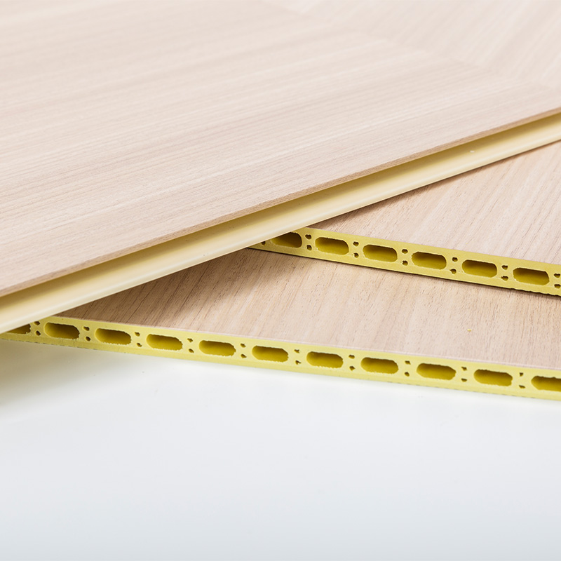 YXWPC609 Épaisseur de 9 mm 60 cm Épaisseur de largeur Installation rapide Panneau mural WPC Panneau mural intégré Mur en fibre de bois en bois bambou