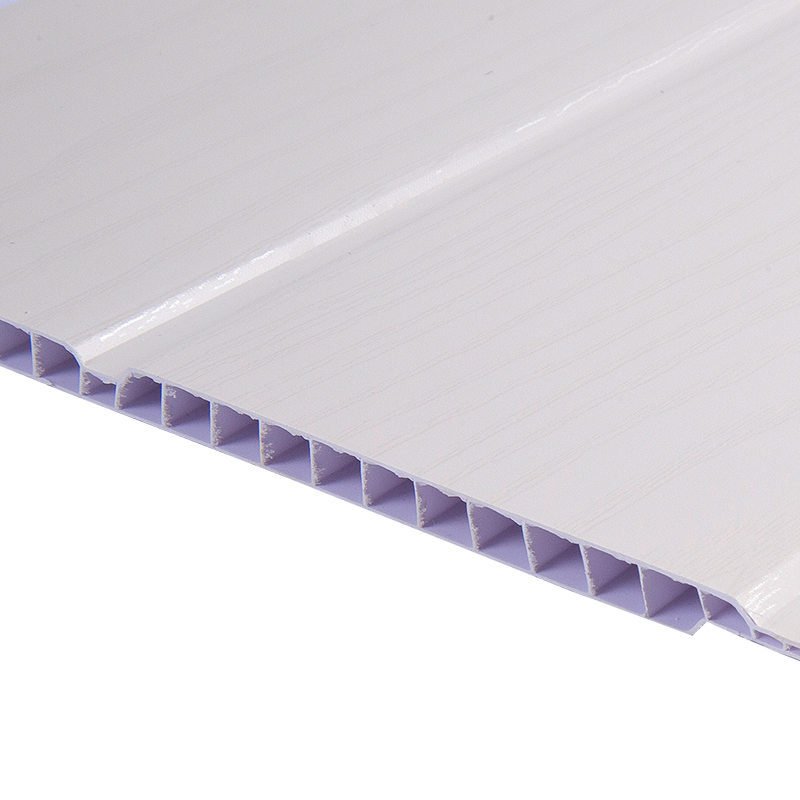 Feuilles murales blanches entrelacier PVC Panneaux muraux yxpvc208